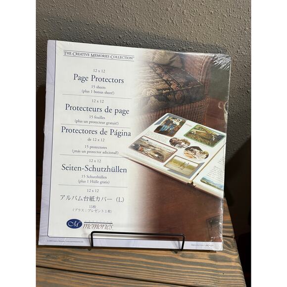 2 Creative Memories 12x12 albums and page protectors NEW scrapbooks - Picture 4 of 9